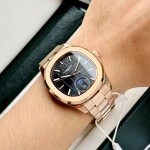 ĐỒNG HỒ NAM Carnival Aquanus 8113G - Mặt Đen - Viền Vàng - Dây Thép - Automatic - Kính Sapphire — ảnh 6