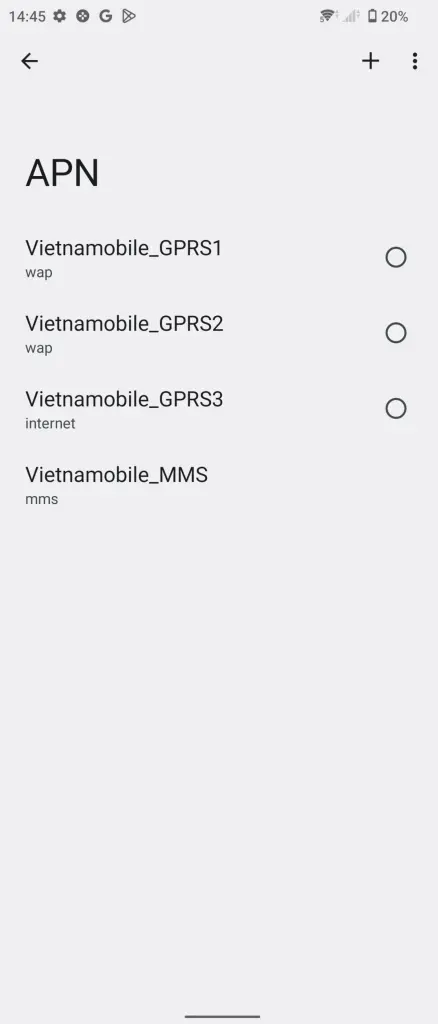 HƯỚNG DẪN CÀI ĐẶT APN 5 Screenshot_20240123-144556
