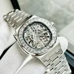 Đồng Hồ Nam CARNIVAL NAUTILUS 8118G2 Màu Bạc Đá - Mặt Gray - Dây Thép - Automatic- Kính Sapphire — ảnh 4