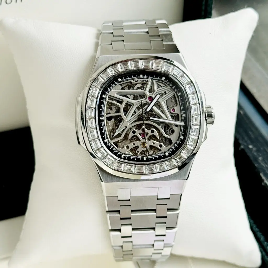 Đồng Hồ Nam CARNIVAL NAUTILUS 8118G2 mặt xám sang trọng