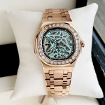 Đồng Hồ Nam CARNIVAL NAUTILUS 8118G2 Màu Vàng Đá - Mặt Xanh TIFFANY - Dây Thép - Automatic- Kính Sapphire — ảnh 1
