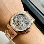 Đồng Hồ Nam CARNIVAL NAUTILUS 8118G2 Màu Vàng Đá - Mặt Gray - Dây Thép - Automatic- Kính Sapphire — ảnh 4