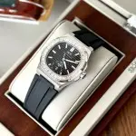 ĐỒNG HỒ NAM I&W Carnival 735G1 - Dây Cao Su - Mặt đen đá - Automatic - Kính Sapphire — ảnh 5