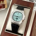 ĐỒNG HỒ NAM I&W Carnival 735G1 Dây Da - Mặt Tifany - Automatic - Kính Sapphire — ảnh 9