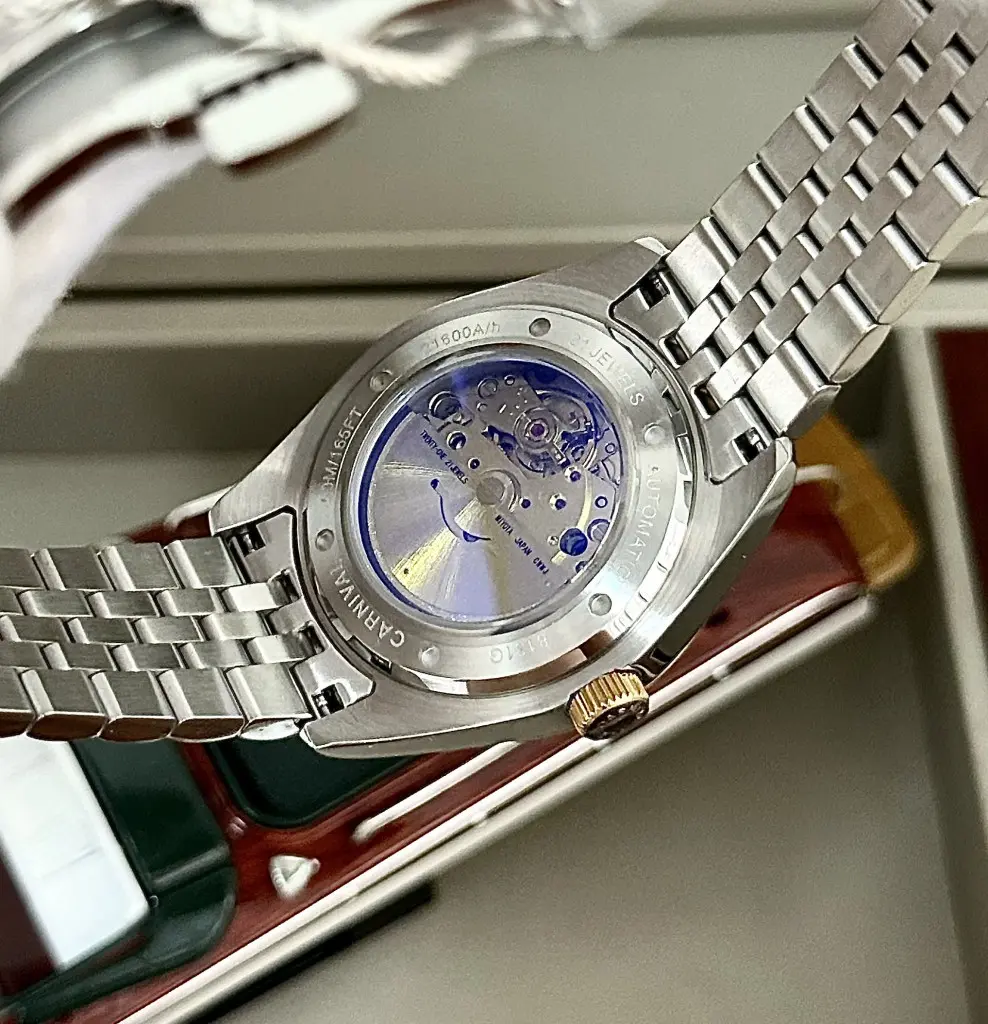 Bộ máy Automatic bền bỉ của ĐỒNG HỒ NAM I&W Carnival