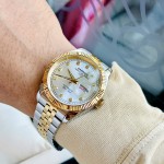 ĐỒNG HỒ NAM I&W Carnival 8131G  Dây Thép Demi - Mặt Trắng- Automatic - Kính Sapphire — ảnh 3