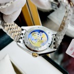 ĐỒNG HỒ NAM I&W Carnival 8131G  Dây Thép Demi - Mặt Xanh Dương - Automatic - Kính Sapphire — ảnh 10