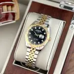 ĐỒNG HỒ NAM I&W Carnival 8131G  Dây Thép Demi - Mặt Đen - Automatic - Kính Sapphire — ảnh 5