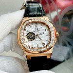 ĐỒNG HỒ NAM Carnival 8128G - Dây Da - Mặt Trắng Open Heart - Automatic - Kính Sapphire — ảnh 1