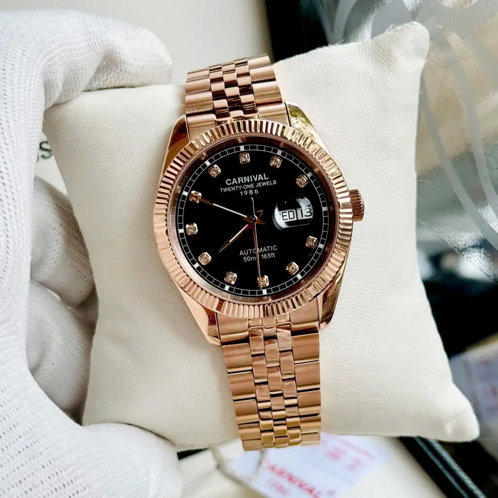 Cỗ máy Automatic NH36A trên ĐỒNG HỒ NAM I&W Carnival