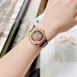 ĐỒNG HỒ Nữ Carnival 8161L- Mặt Đen -Dây Da Viền Vàng - Pin - Kính Sapphire — ảnh 10