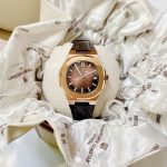 ĐỒNG HỒ Nữ Carnival 8161L- Mặt Đen -Dây Da Viền Vàng - Pin - Kính Sapphire — ảnh 4