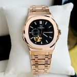 ĐỒNG HỒ NAM Carnival 8159G - Dây Thép Vàng - Đen Open Heart - Automatic - Kính Sapphire — ảnh 1