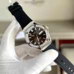 ĐỒNG HỒ NAM I&W CARNIVAL 55851G - Mặt Đá Đen – Dây Cao Su – Automatic- Kính Sapphire — ảnh 7