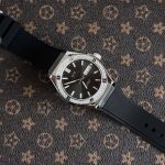 ĐỒNG HỒ NAM I&W CARNIVAL 55851G - Mặt Đá Đen – Dây Cao Su – Automatic- Kính Sapphire — ảnh 8