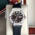 ĐỒNG HỒ NAM I&W CARNIVAL 55851G - Mặt Đá Đen – Dây Cao Su – Automatic- Kính Sapphire — ảnh 1