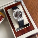 ĐỒNG HỒ NAM I&W CARNIVAL 55851G - Mặt Đá Đen – Dây Cao Su – Automatic- Kính Sapphire — ảnh 3