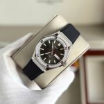 ĐỒNG HỒ NAM I&W CARNIVAL 55851G - Mặt Đá Đen – Dây Cao Su – Automatic- Kính Sapphire — ảnh 4