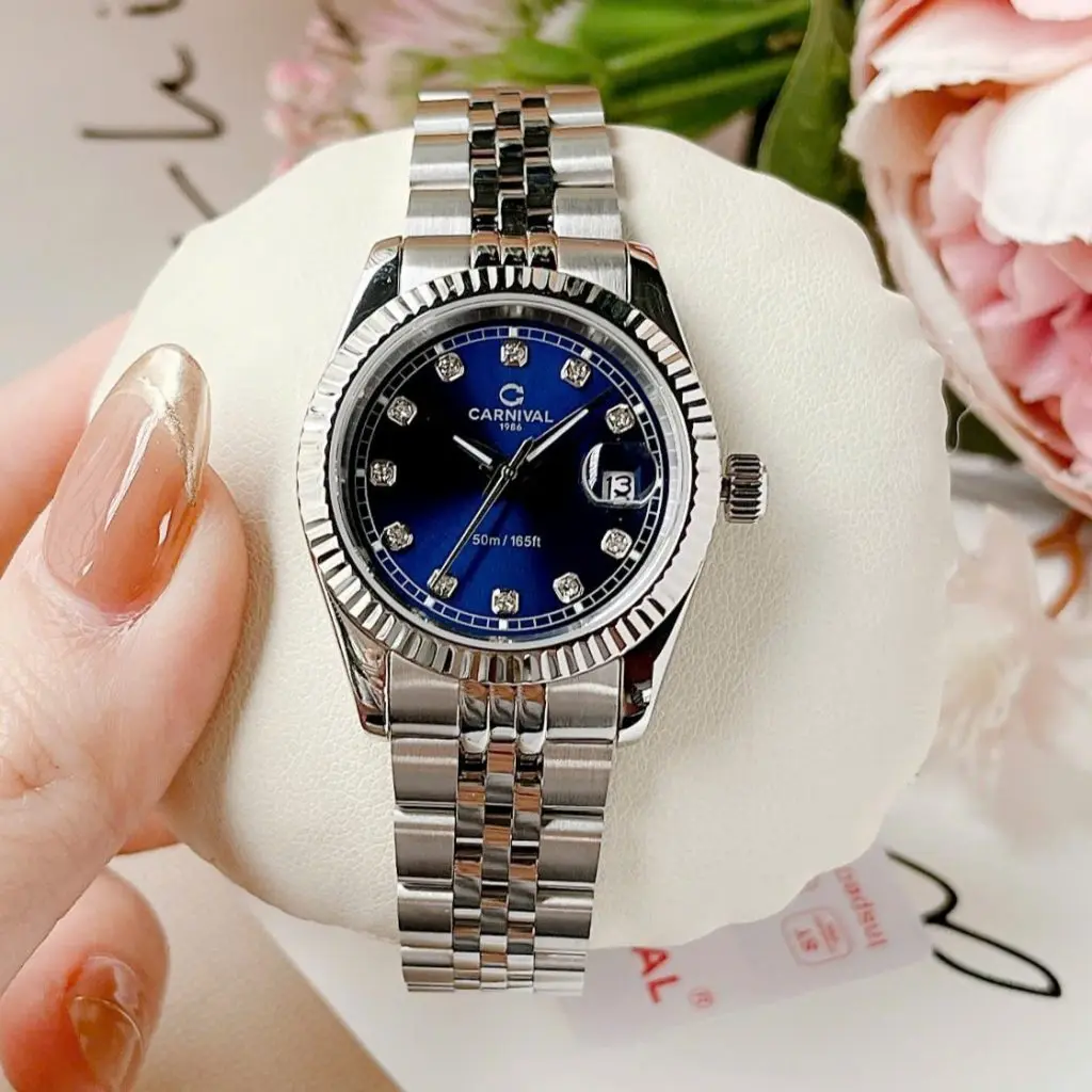 ĐỒNG HỒ Nữ Carnival 8131L-VT-X-Mặt mang vẻ đẹp thanh lịch