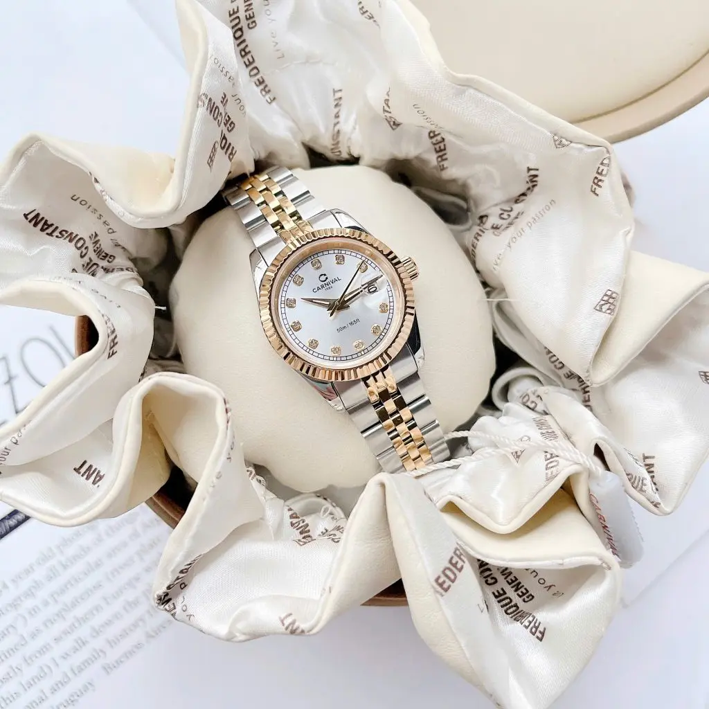 Kích thước 34mm vô cùng vừa vặn với cổ tay phái đẹp