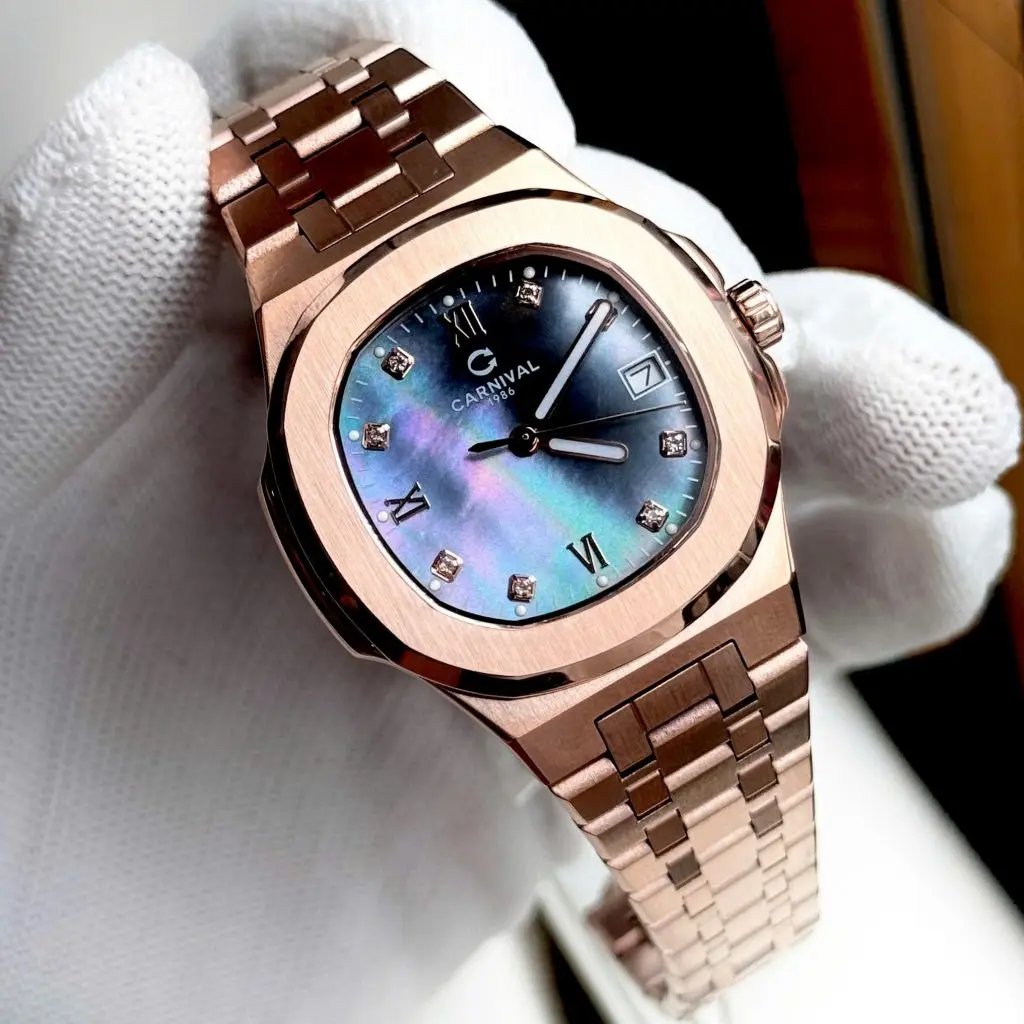 ĐỒNG HỒ Nữ Carnival 8160L-VH-DK mang thiết kế thanh lịch và sang trọng