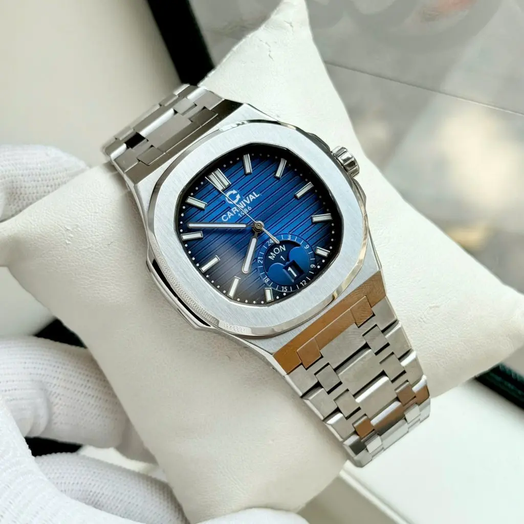 Mặt kính Sapphire chống trầy xước cùng kích thước 41mm vừa vặn