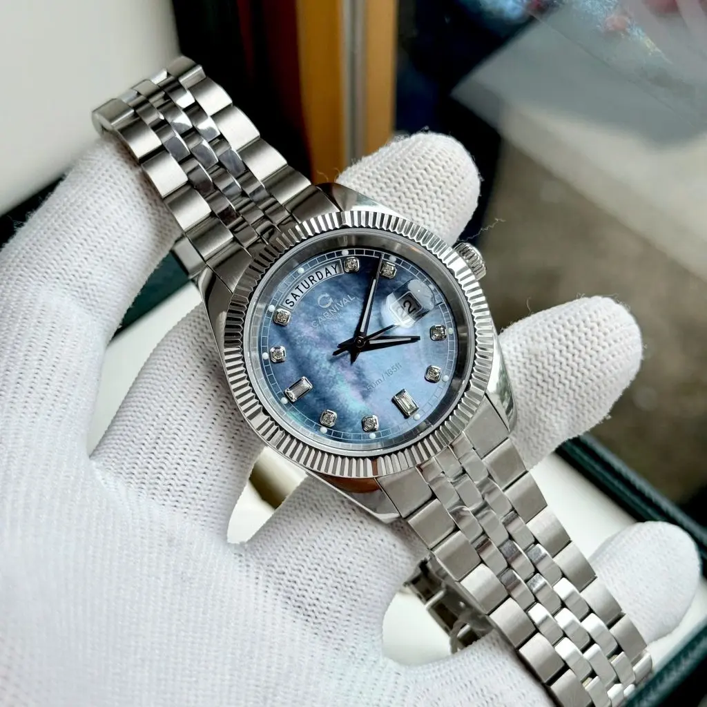 Mặt kính Sapphire kết hợp vỏ thép 316L chống gỉ cao cấp