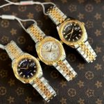 Đồng Hồ Nam Carnival 8190G-CV-D DAYDATE-Thép Demi-Mặt Đen-Pin-Kính Sapphire — ảnh 3