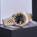 Đồng Hồ Nam Carnival 8190G-CV-D DAYDATE-Thép Demi-Mặt Đen-Pin-Kính Sapphire — ảnh 9