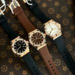 Đồng Hồ Nữ Carnival 8173L2-VH-DCS-D-Viền Vàng Hồng-Dây Cao Su-Mặt Đen-Pin-Kính Sapphire — ảnh 3