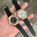 Đồng Hồ Nữ Carnival 8173L2-VV-DCS-T-Viền Vàng-Dây Cao Su-Mặt Trắng-Pin-Kính Sapphire — ảnh 6