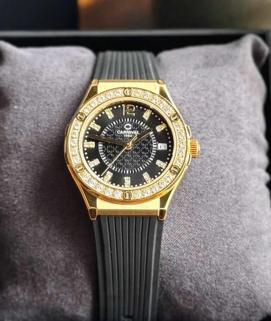 Đồng Hồ Nữ Carnival 8173L2-VV-DCS-D-Viền mang thiết kế thanh lịch