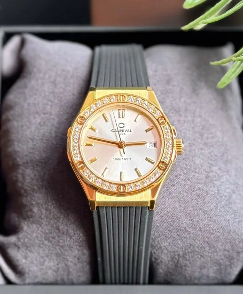 Đồng Hồ Nữ Carnival 8168L2-VV-DCS-T-Viền mang vẻ đẹp thanh lịch