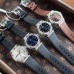 Đồng Hồ Nữ Carnival 8168L2-VT-DCS-D-Viền Trắng Đá-Dây Cao Su-Mặt Đen-Pin-Kính Sapphire — ảnh 6