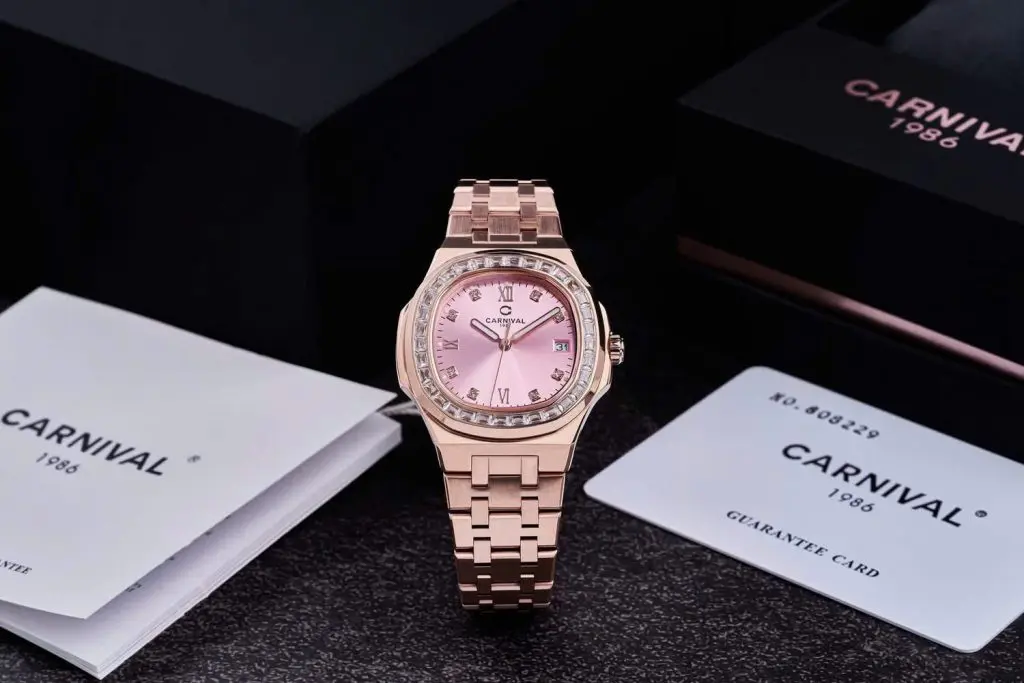 Kích thước 34mm phù hợp với cổ tay phái đẹp