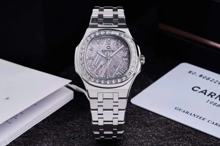 ĐỒNG HỒ Nữ Carnival 8160L2-VT-TT-Dây Thép - Pin - Kính Sapphire