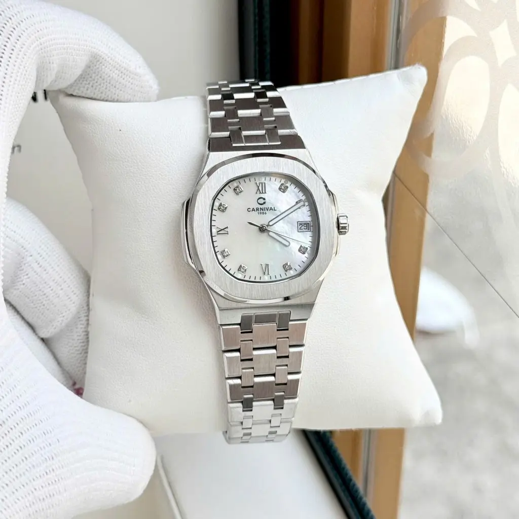Mặt kính Sapphire chống trầy xước bảo vệ mặt số xà cừ