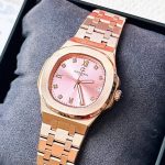ĐỒNG HỒ Nữ Carnival 8160L-VH-H Mặt Hồng-Dây Thép-Pin-Kính Sapphire — ảnh 1