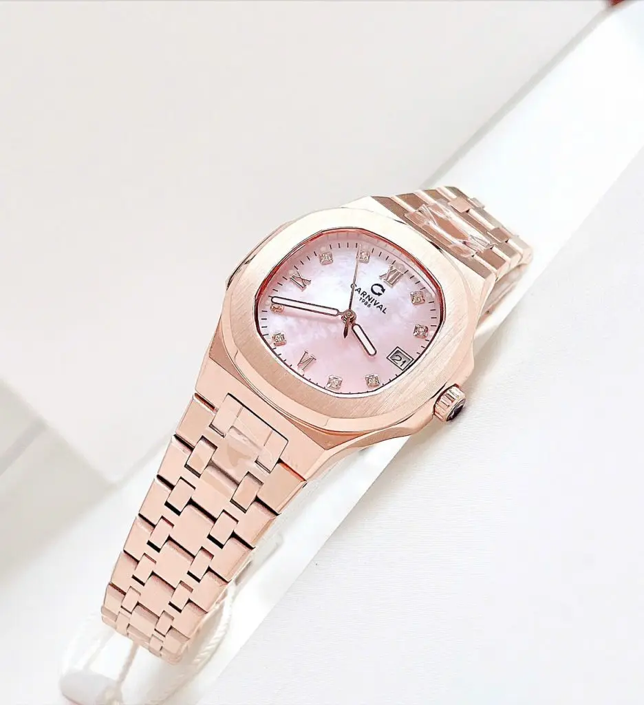 Dây đeo bằng thép không gỉ kết hợp mặt kính Sapphire chống trầy xước