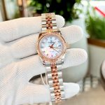 ĐỒNG HỒ Nữ Carnival 8131L-CH-TK Xà Cừ Trắng-Dây Thép-Pin-Kính Sapphire — ảnh 1