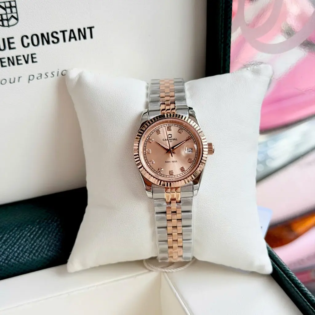 Bộ máy Quartz Thụy Sĩ mang lại sự chính xác và mỏng nhẹ