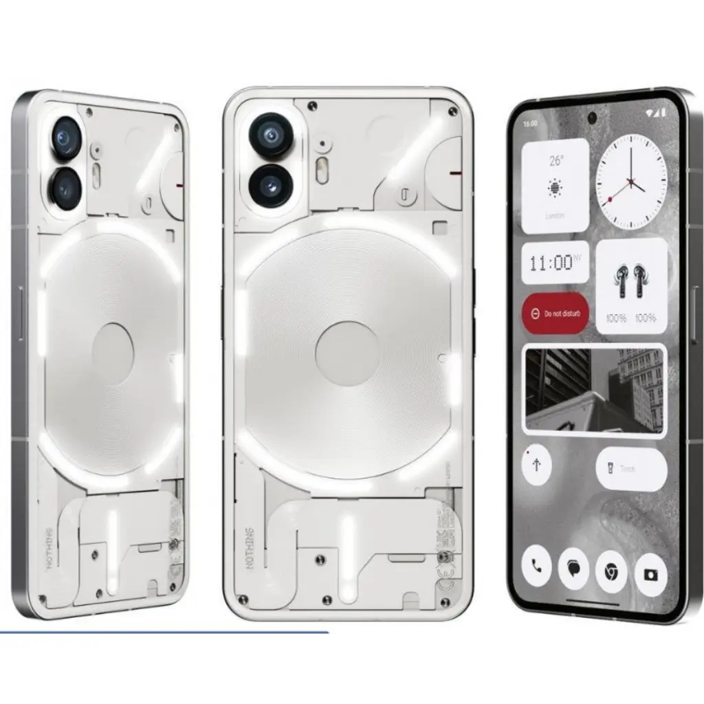 Nothing Phone (2) nổi bật với thiết kế mặt lưng trong suốt độc đáo