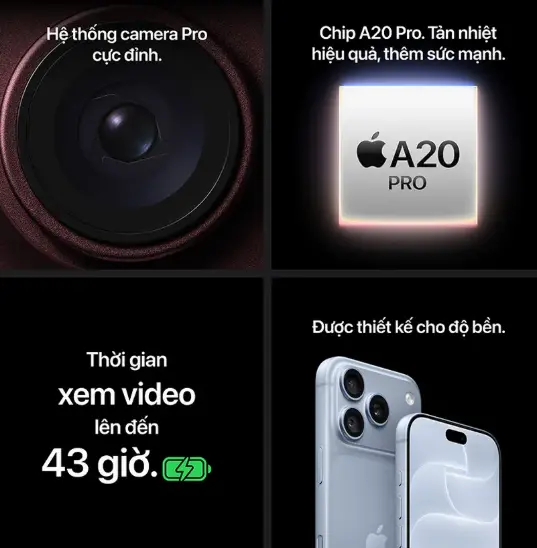 Apple iPhone 18 Pro Max 256GB NewSeal 100% Fullbox (SP test ko xóa) - hình 3