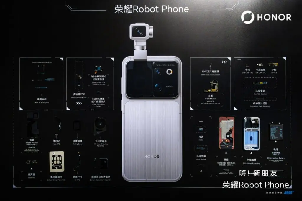 Honor Robot Phone (12GB|512GB) Snap 8 Elite Gen 5 NewSeal Fullbox