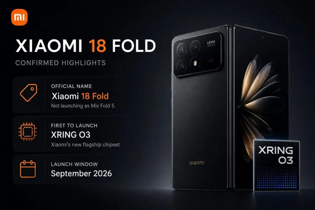 Xiaomi 18 Fold (12GB|256GB) XRing O3 NewSeal Fullbox - hình 9